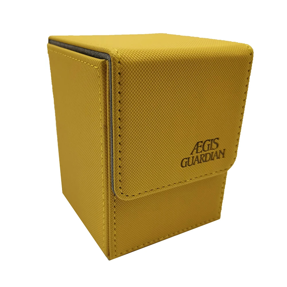 AEGIS GUARDIAN Top-Loading 100+ Card Deck Box Leather Case TCG MTG Pokemon