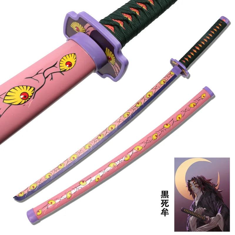 Tanjiro Blue Sword – Demon Slayer Bamboo Katana Cosplay Replica