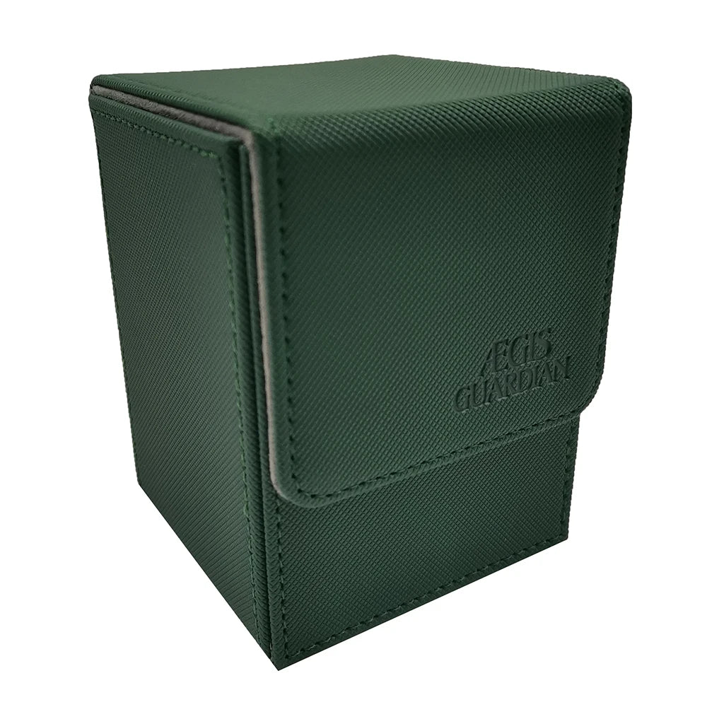 AEGIS GUARDIAN Top-Loading 100+ Card Deck Box Leather Case TCG MTG Pokemon