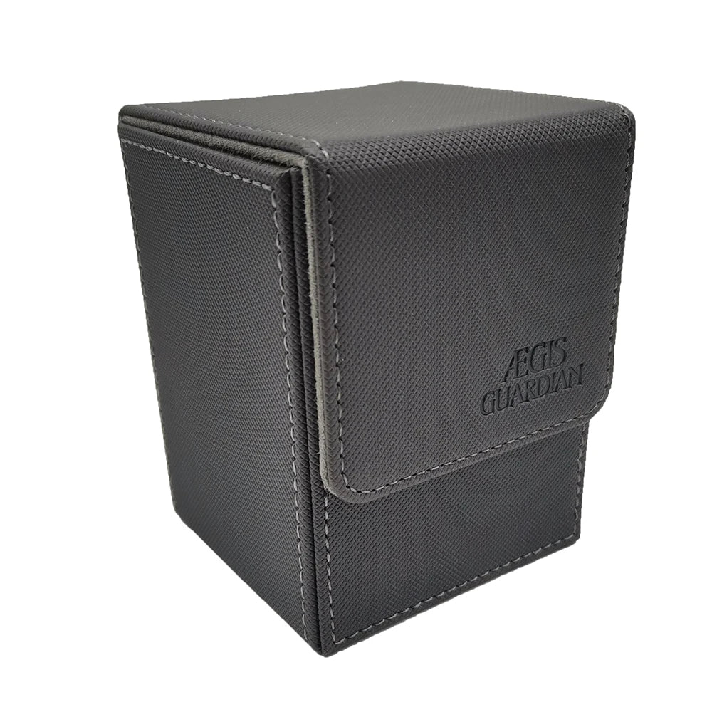 AEGIS GUARDIAN Top-Loading 100+ Card Deck Box Leather Case TCG MTG Pokemon