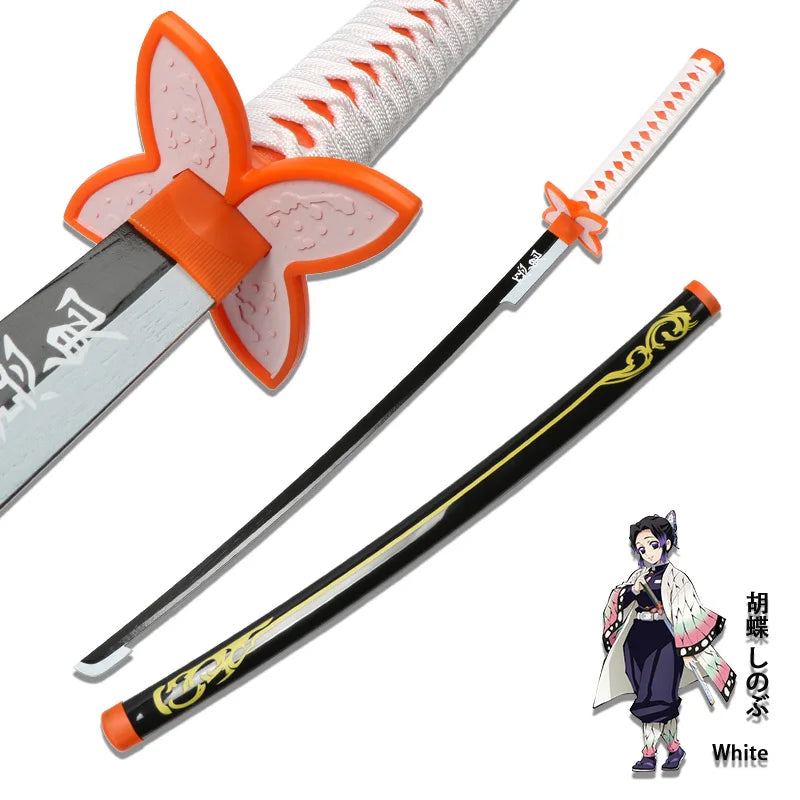 Tanjiro Blue Sword – Demon Slayer Bamboo Katana Cosplay Replica