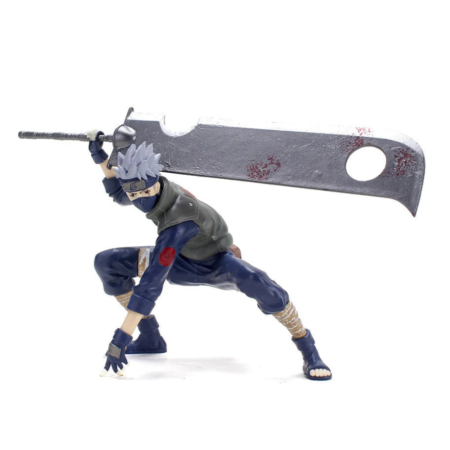 Naruto Kakashi Hatake Action Figure – 10.5-Inch PVC Statue with Executioner’s Blade