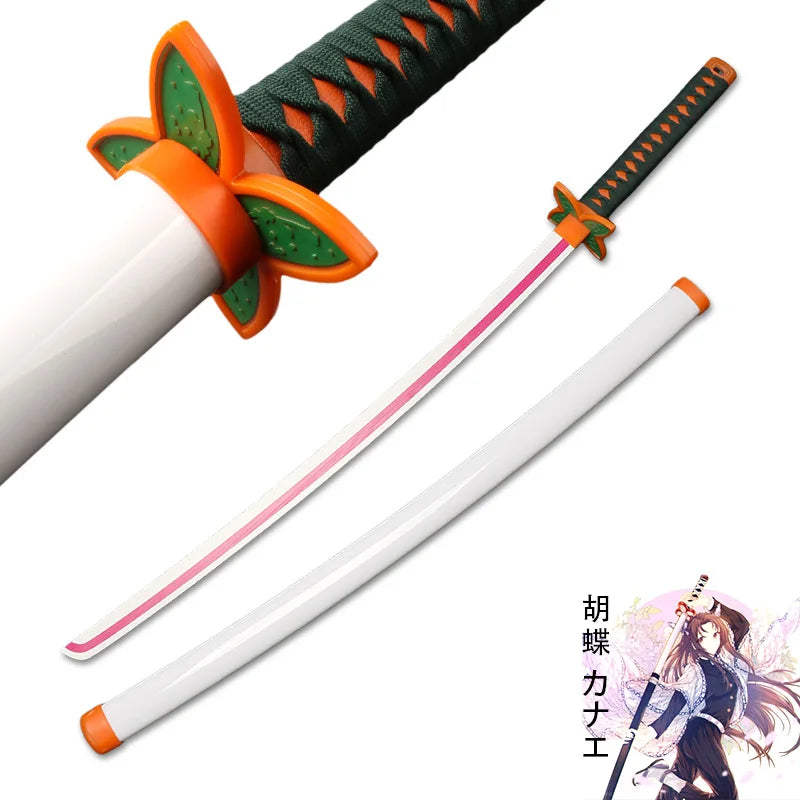 Tanjiro Blue Sword – Demon Slayer Bamboo Katana Cosplay Replica