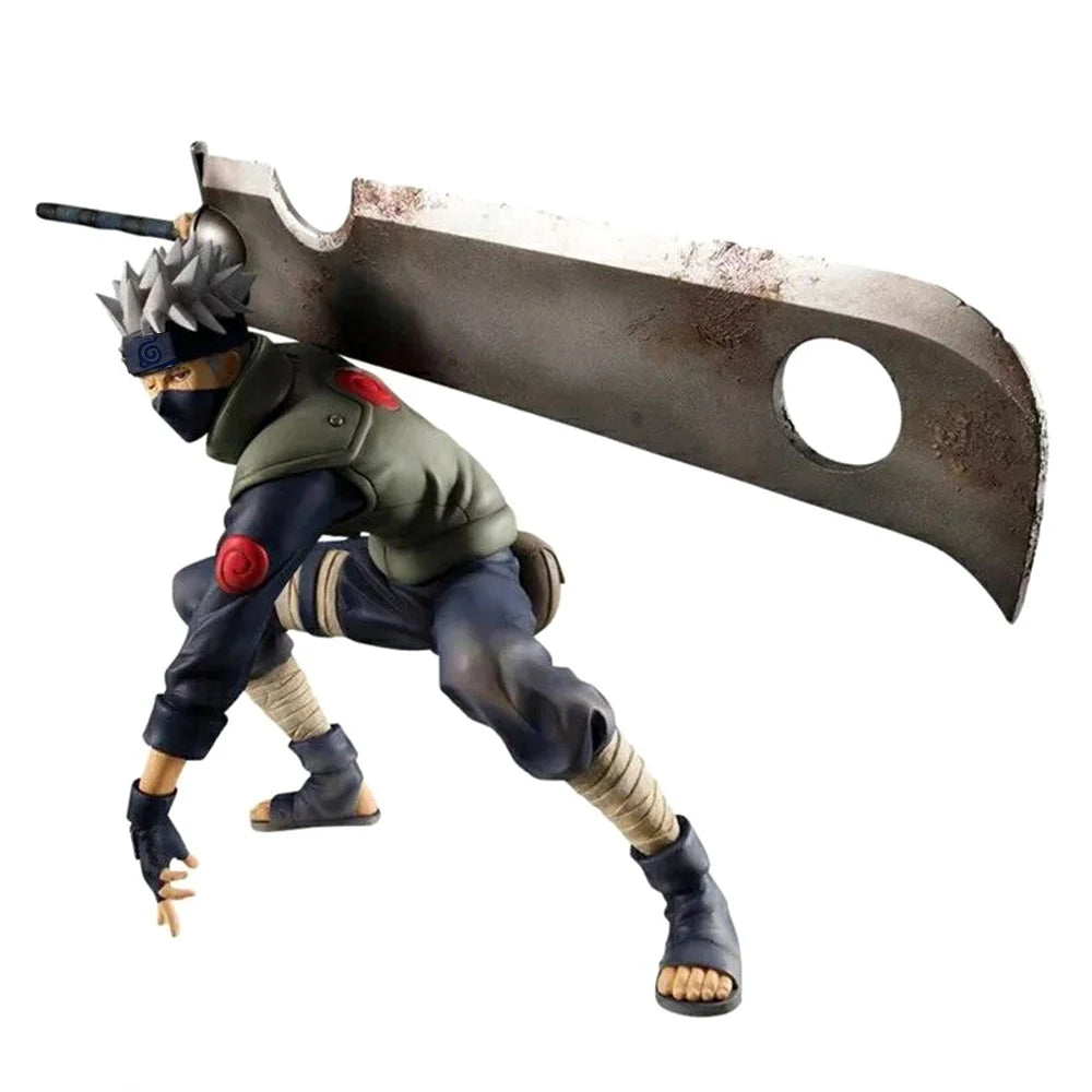 Naruto Kakashi Hatake Action Figure – 10.5-Inch PVC Statue with Executioner’s Blade