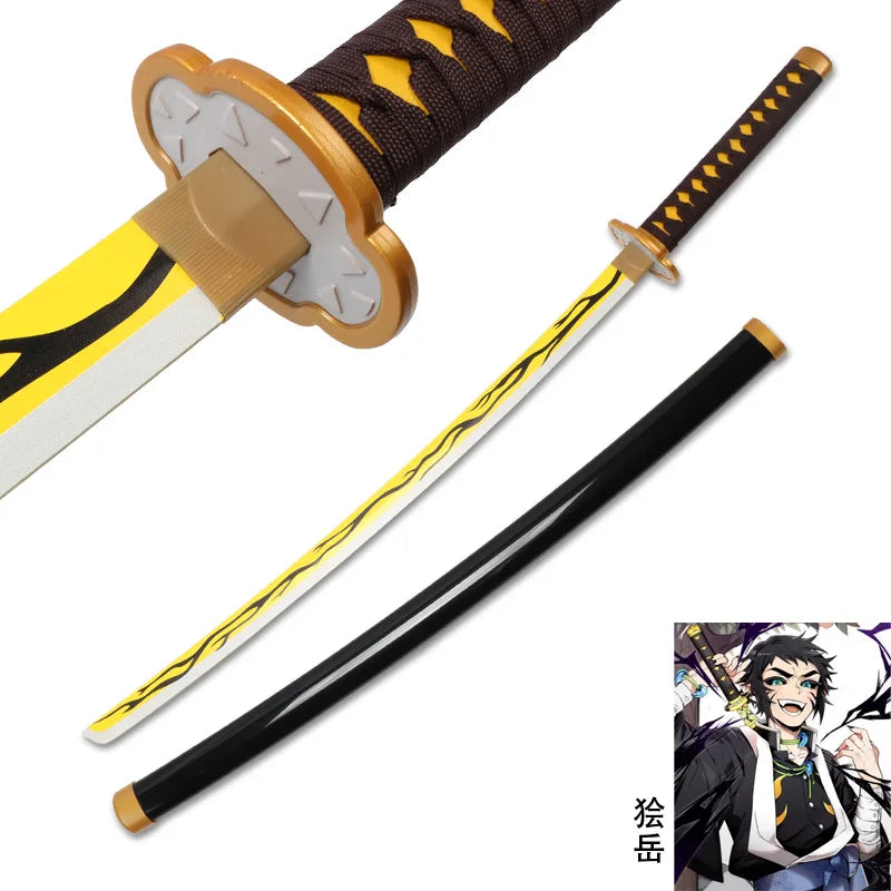 Tanjiro Blue Sword – Demon Slayer Bamboo Katana Cosplay Replica