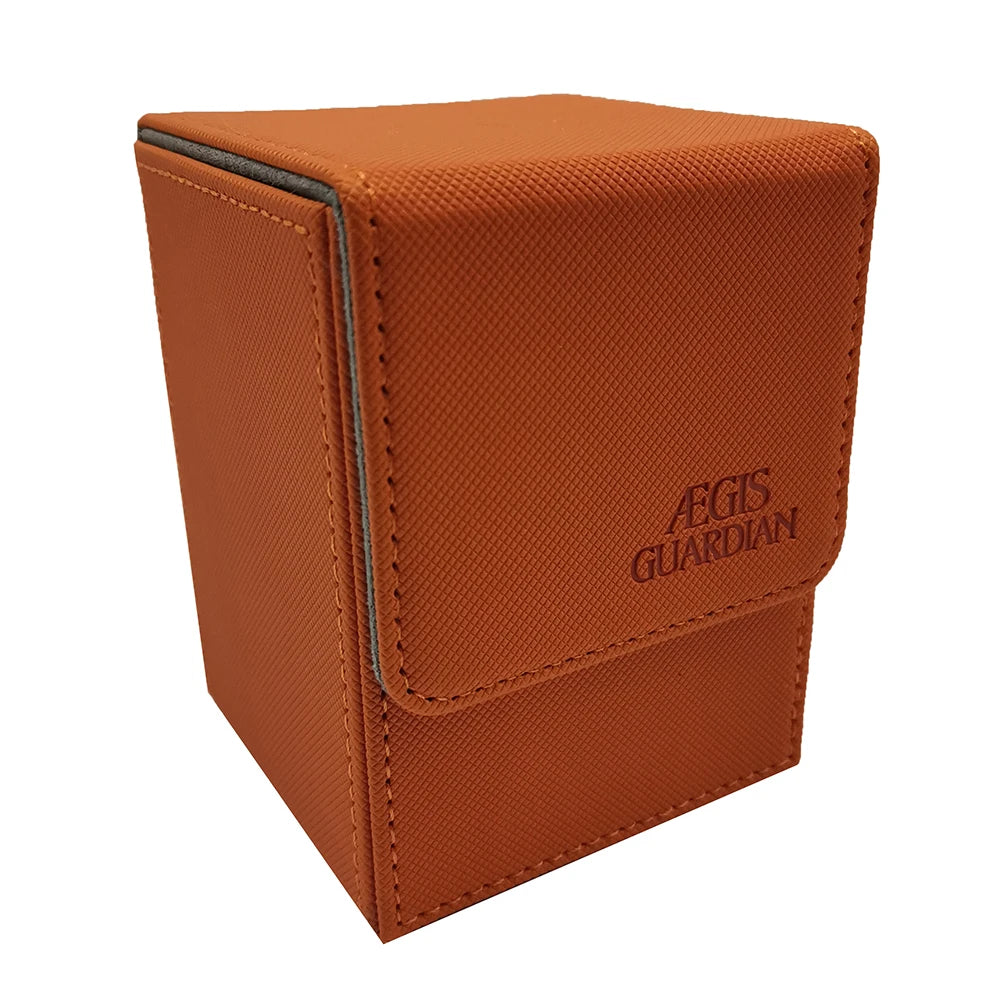 AEGIS GUARDIAN Top-Loading 100+ Card Deck Box Leather Case TCG MTG Pokemon