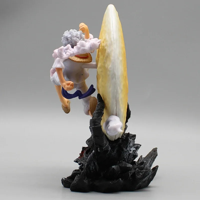 14cm Anime Luffy One Piece Gear 5 Figure PVC Model Statue Gift
