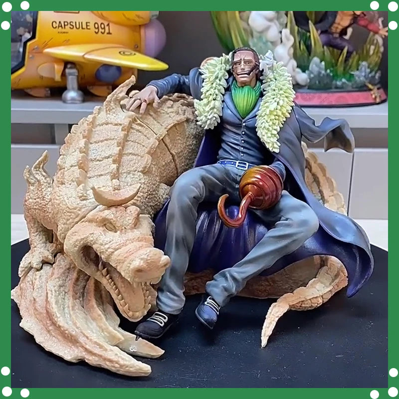 7.1" Crocodile Figure – One Piece Shichibukai Anime PVC Statue