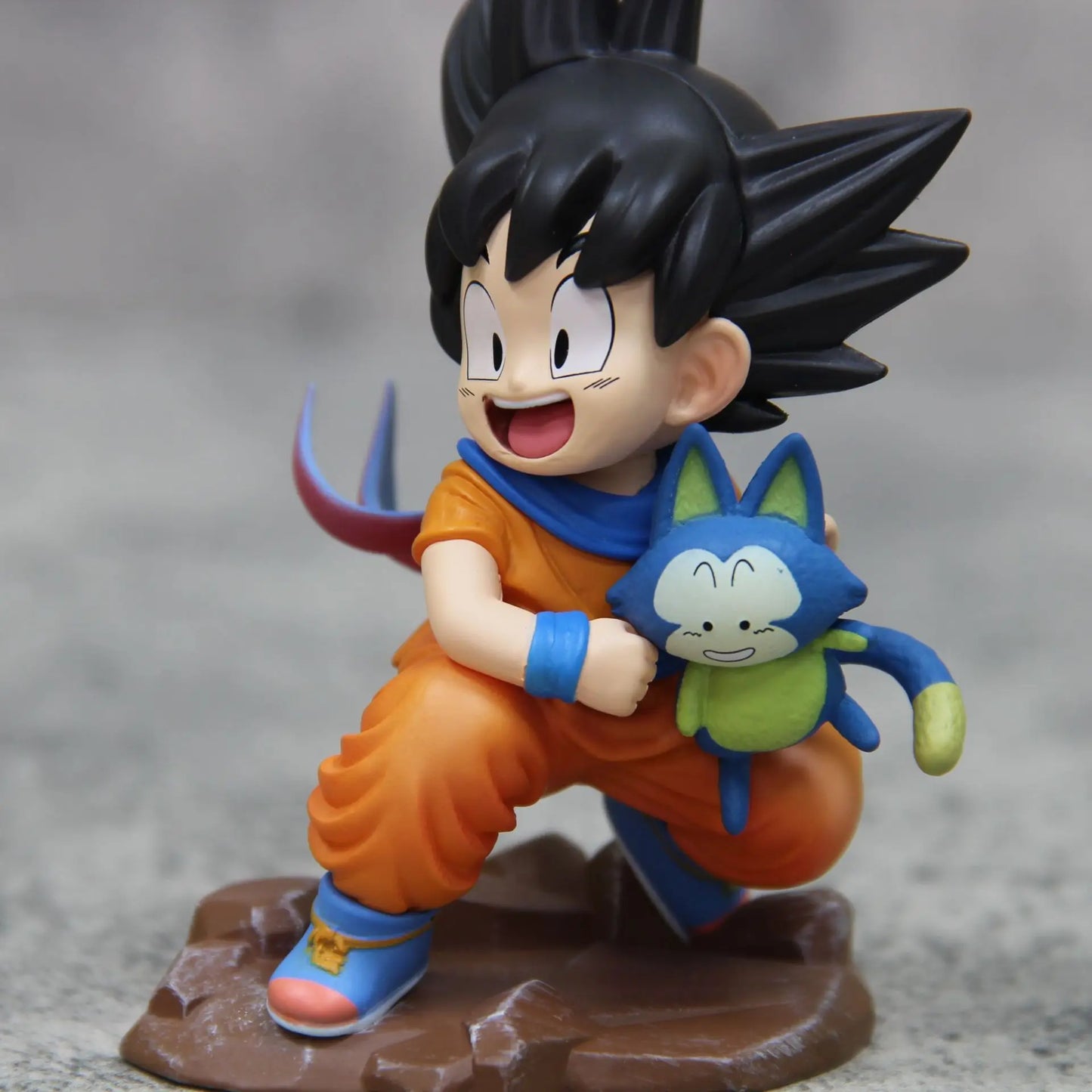Childhood Goku & Puar Figure – Dragon Ball PVC Collectible Statue