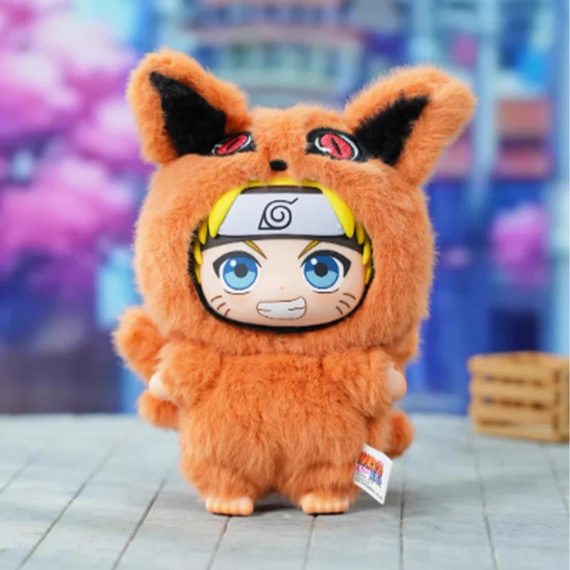 Naruto Beast Party Plush Keychains Blind Box Eaki Top Toy