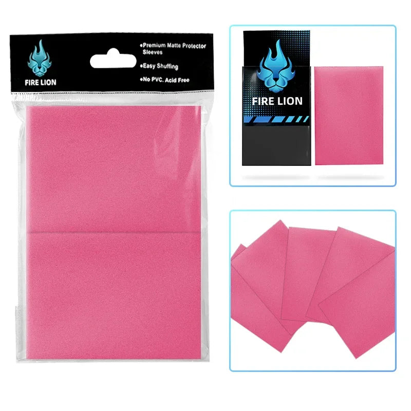 Fire Lion Matte Card Sleeves – 66x91mm (100 Pack)