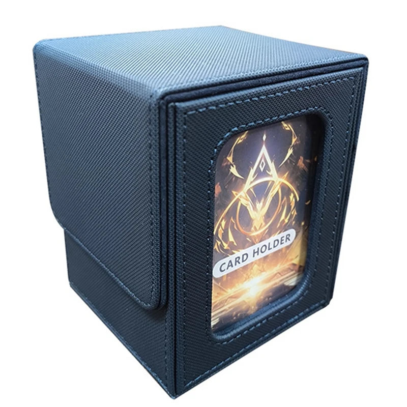 Color Display TCG Deck Box – 100+ Card Holder with Window