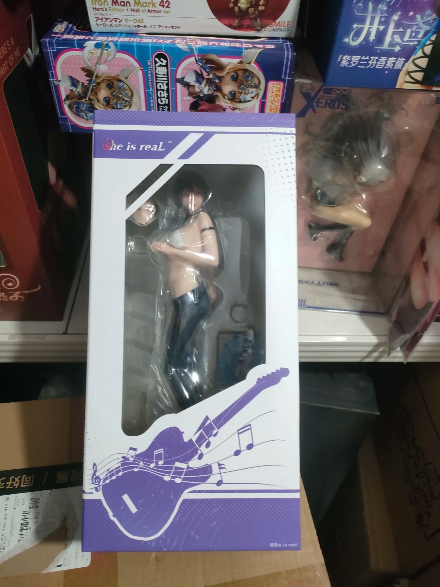 TYCTOYS 27cm Hitomio She Is Real Guitar Sister Anime Figure Model Toy