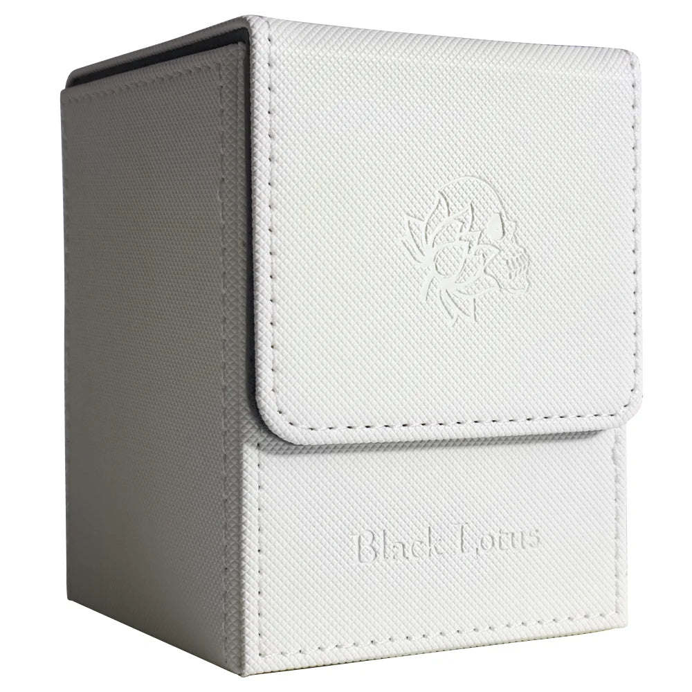 PU Leather Magnetic Deck Box – Fits 100+ Sleeved Cards for MTG/PTCG