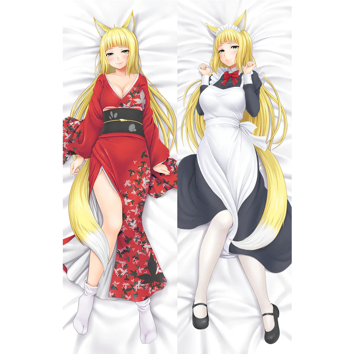 Sanjouno Haruhime Dakimakura Cover Anime Fox Girl Body Pillow Case