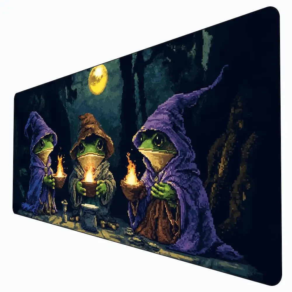 Frog Wizard Mouse Pad Large Desk Mat Gaming Mat PC Accessories