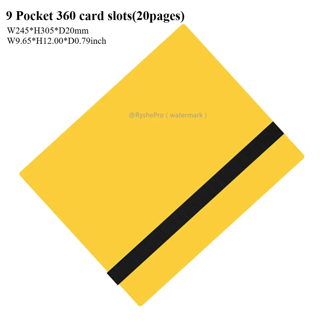 360 Pocket Card Binder – Side Loading Trading Card Album for MTG, Pokémon, Yu-Gi-Oh