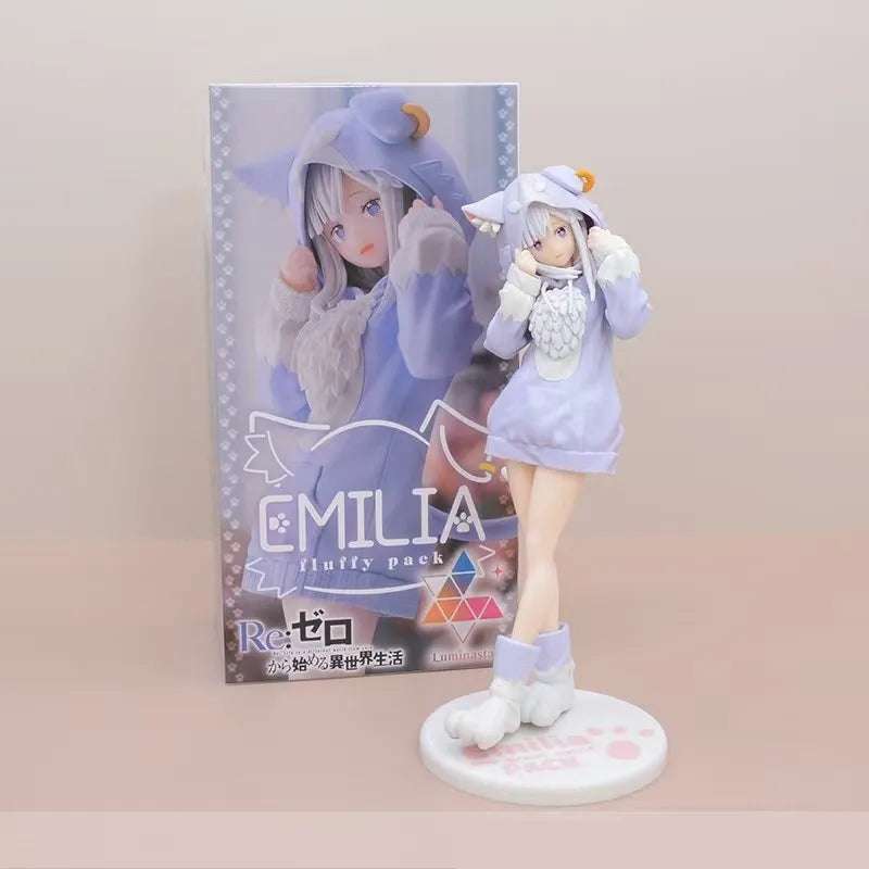 Anime Re:Life In A Different World From Zero Rem Emilia Figure Gift
