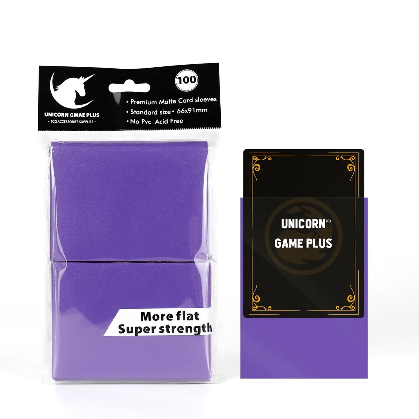 100PCS Matte Green Card Sleeves – 66x91mm Standard Size TCG Protectors
