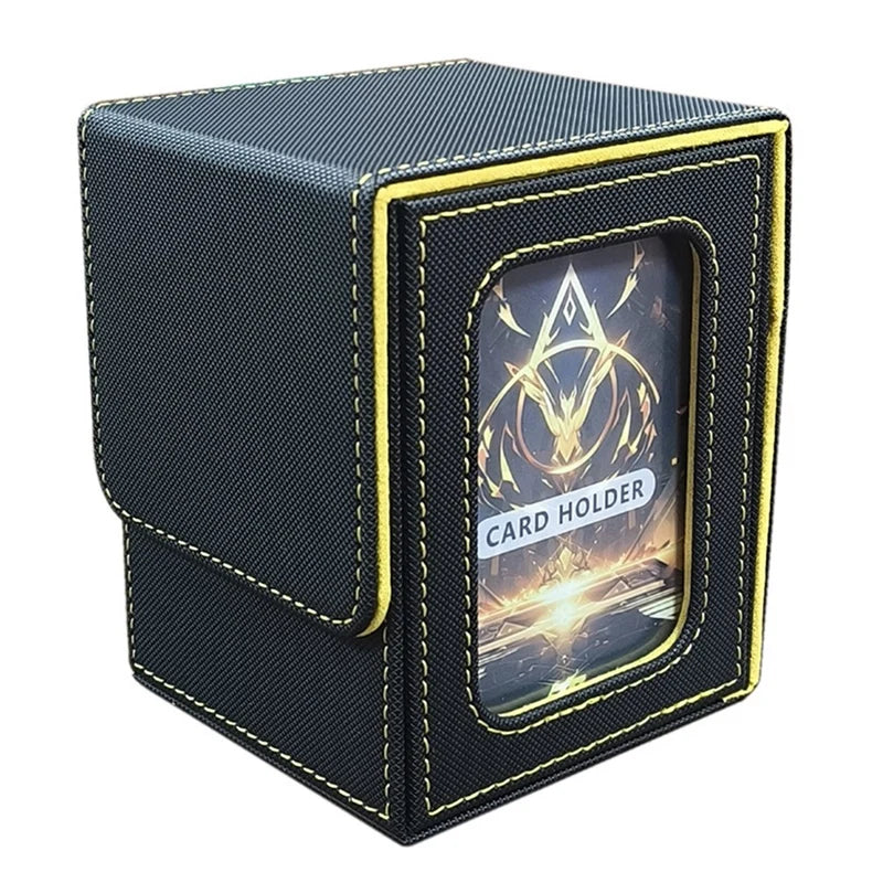 Color Display TCG Deck Box – 100+ Card Holder with Window