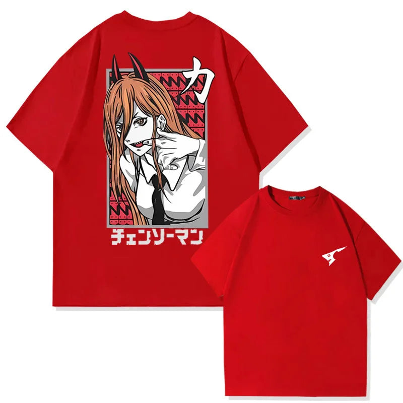 Chainsaw Man Power T-Shirt – Back Graphic Devil Girl Tee (2025 Edition)