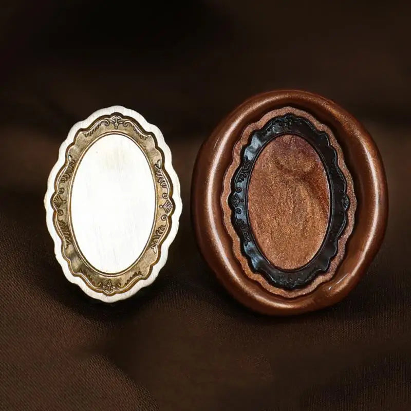 Retro Photo Frame Lacquer Seal Wax Stamp Head Copper Invitation Decor