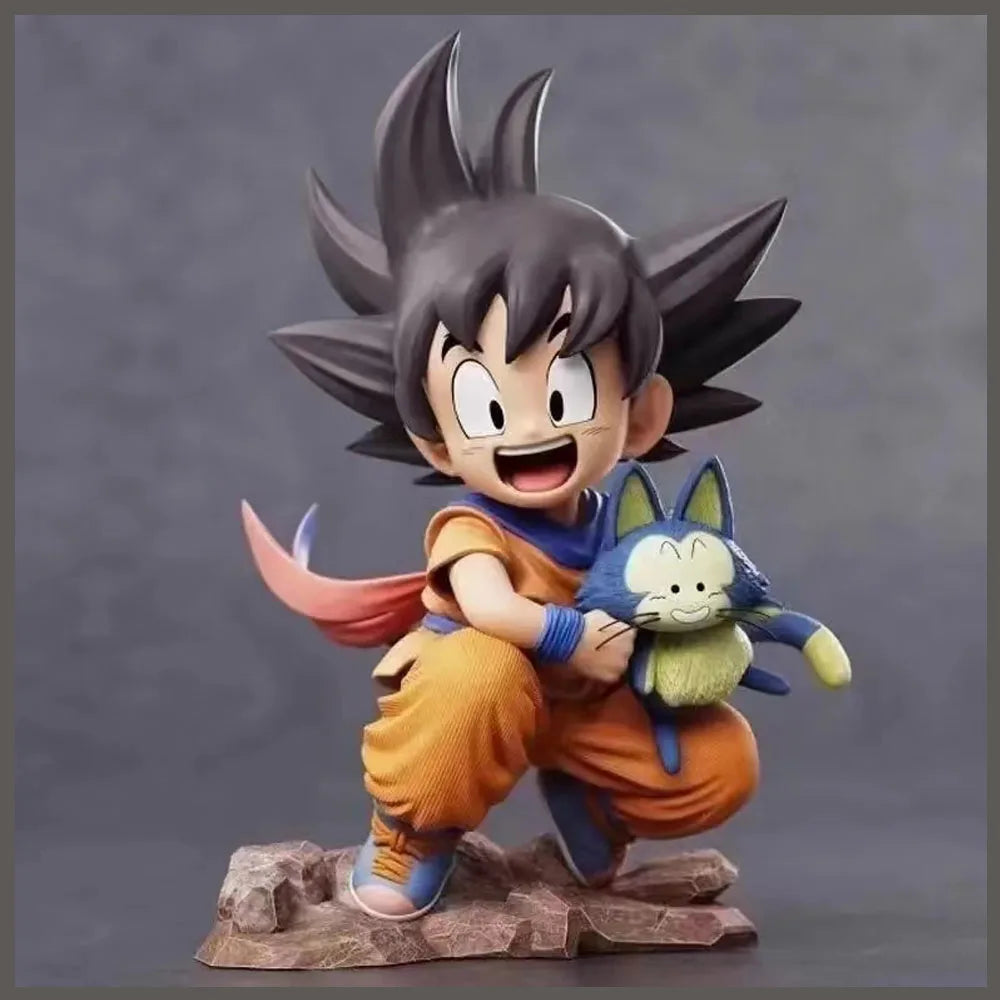 Childhood Goku & Puar Figure – Dragon Ball PVC Collectible Statue