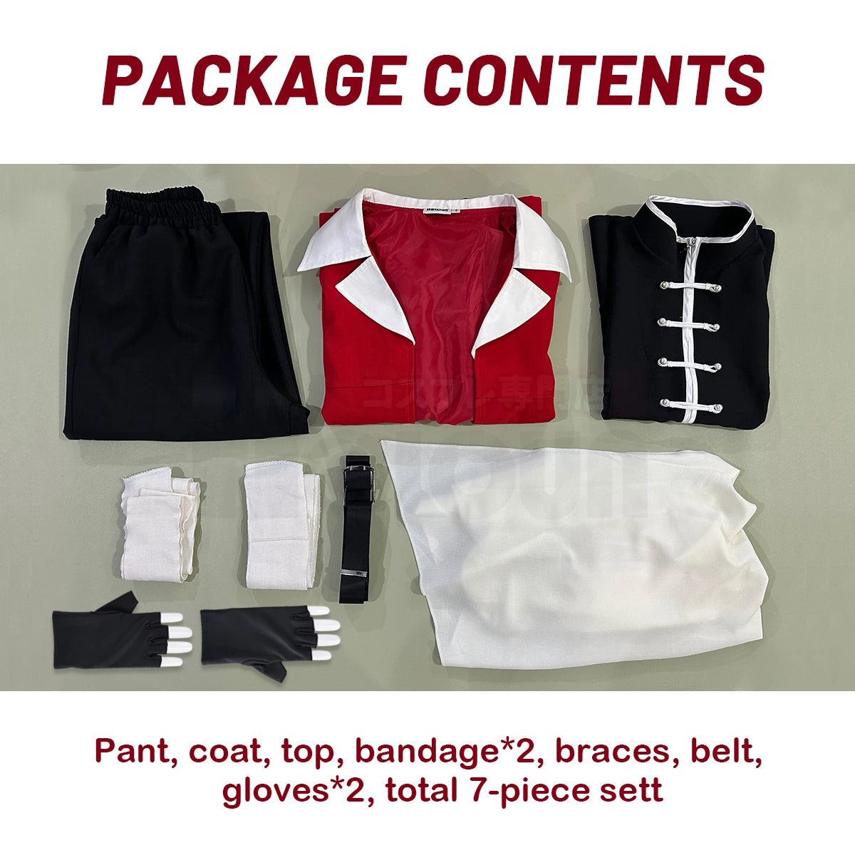 Stark Cosplay Costume with Wig – HOLOUN Anime Outfit Frieren: Beyond Journey’s End