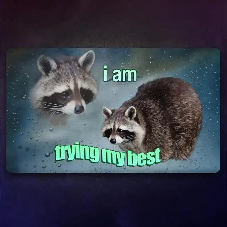 "Let Me Overthink This" Meme MTG Playmat – XXL Mouse Pad