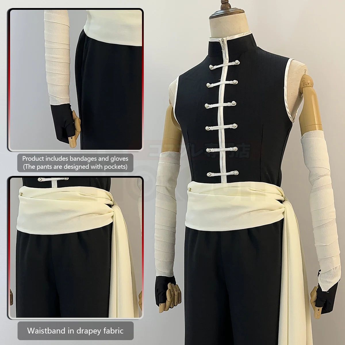 Stark Cosplay Costume with Wig – HOLOUN Anime Outfit Frieren: Beyond Journey’s End