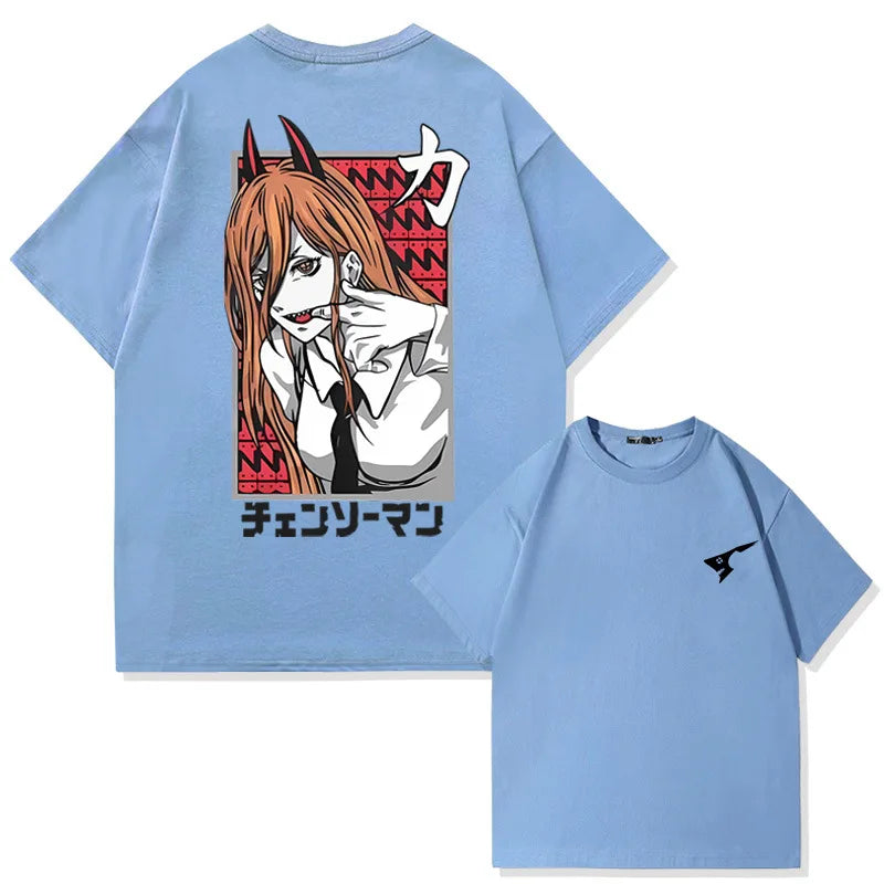 Chainsaw Man Power T-Shirt – Back Graphic Devil Girl Tee (2025 Edition)