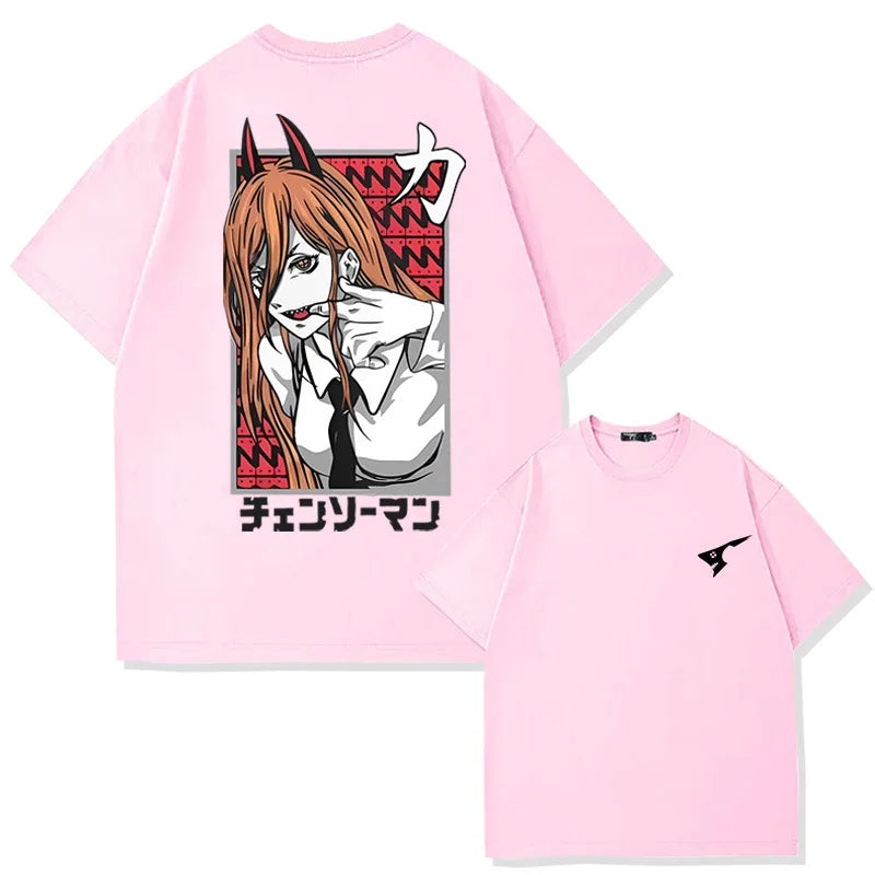 Chainsaw Man Power T-Shirt – Back Graphic Devil Girl Tee (2025 Edition)