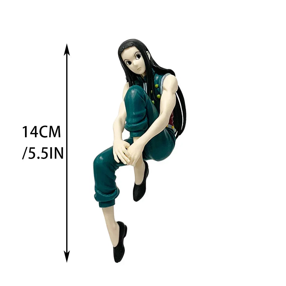 Hunter x Hunter Illumi Zoldyck Figure 5" Anime PVC Model Noodle Stopper Toy