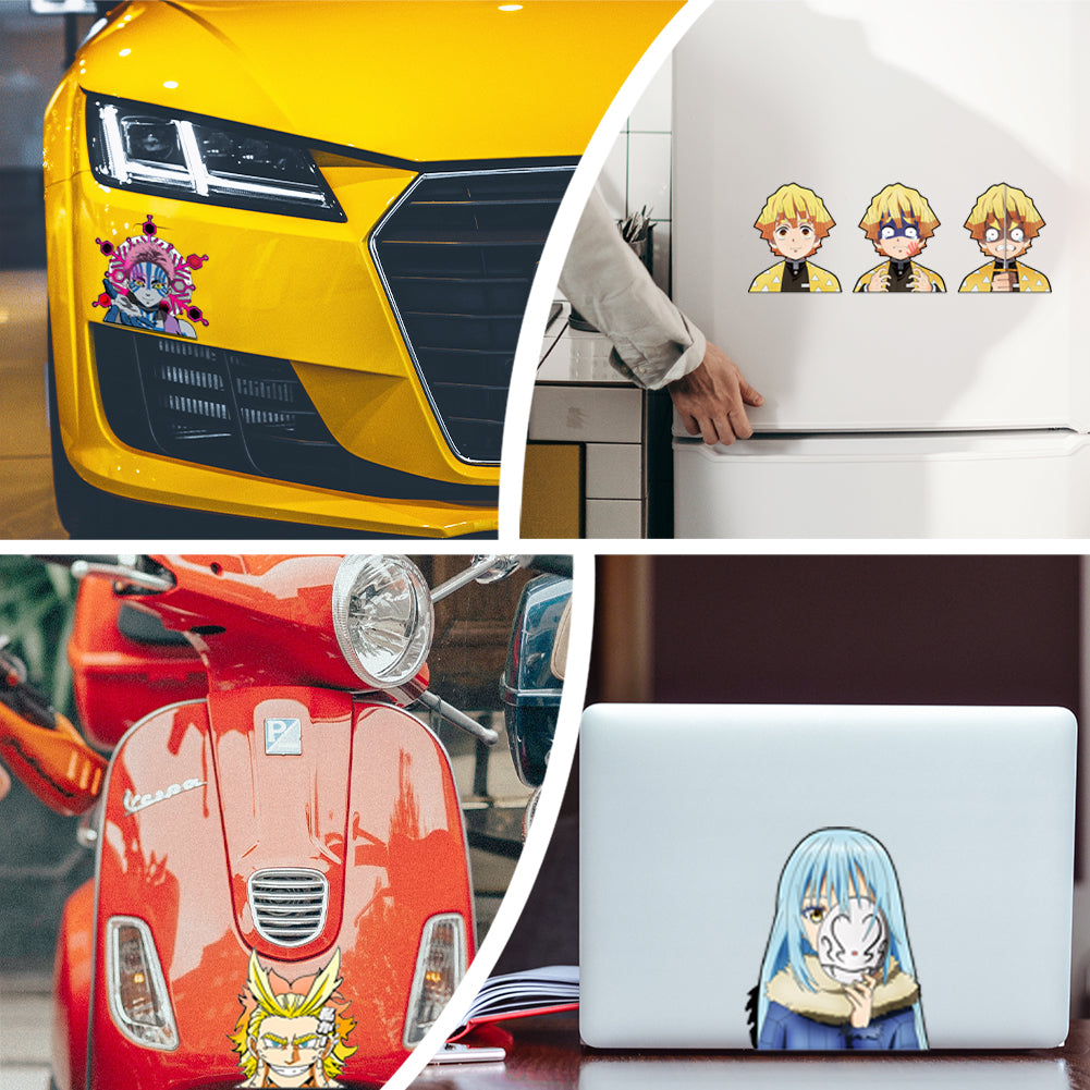 Gojo 3D Motion Sticker – Jujutsu Kaisen Anime Peeker Decal (5.9" x 5.1")