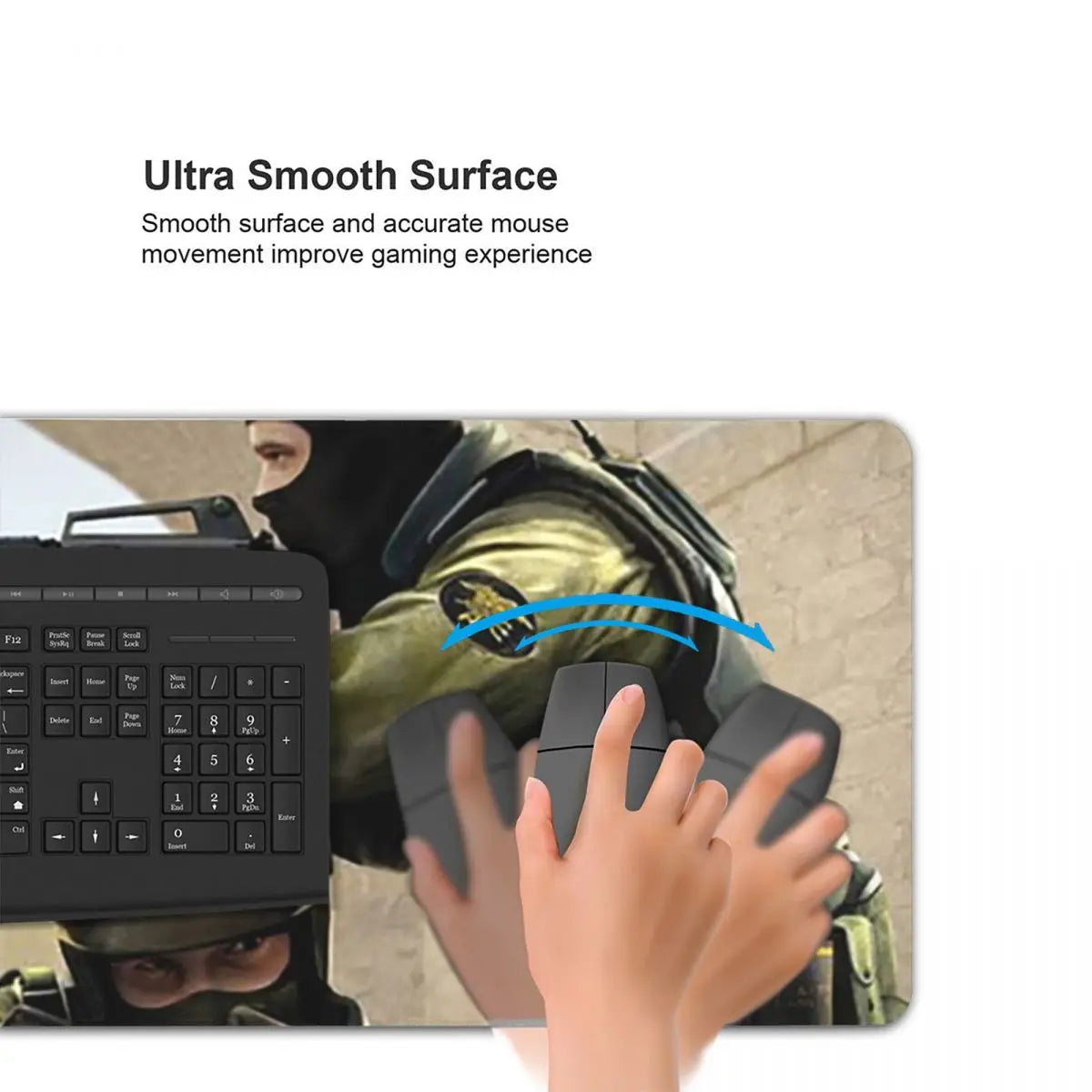 Counter Strike Large Mouse Pad Gaming Keyboard Mat Office Desk Accessory