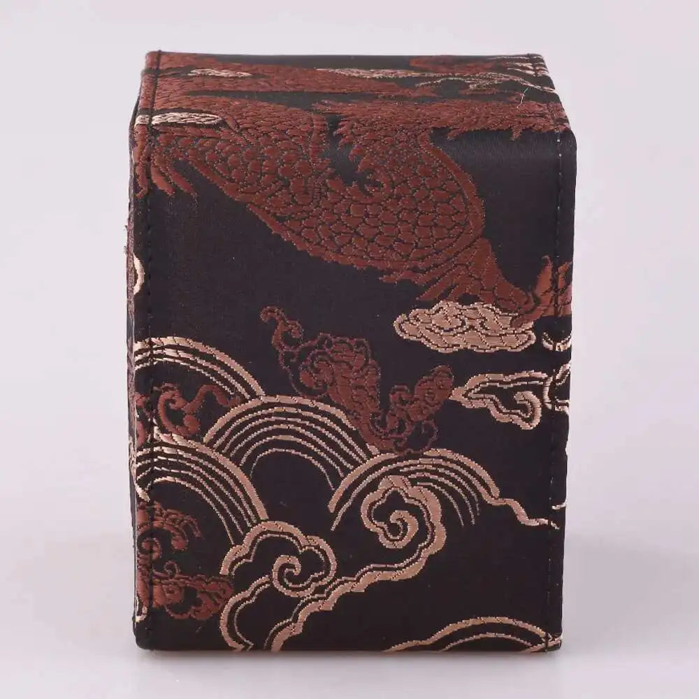 White Embossed 100+ Card Deck Box – Premium TCG Storage