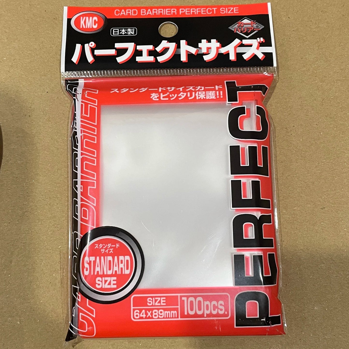 KMC Perfect Fit Card Sleeves 100pcs 64x89mm Standard Size MTG Pokemon