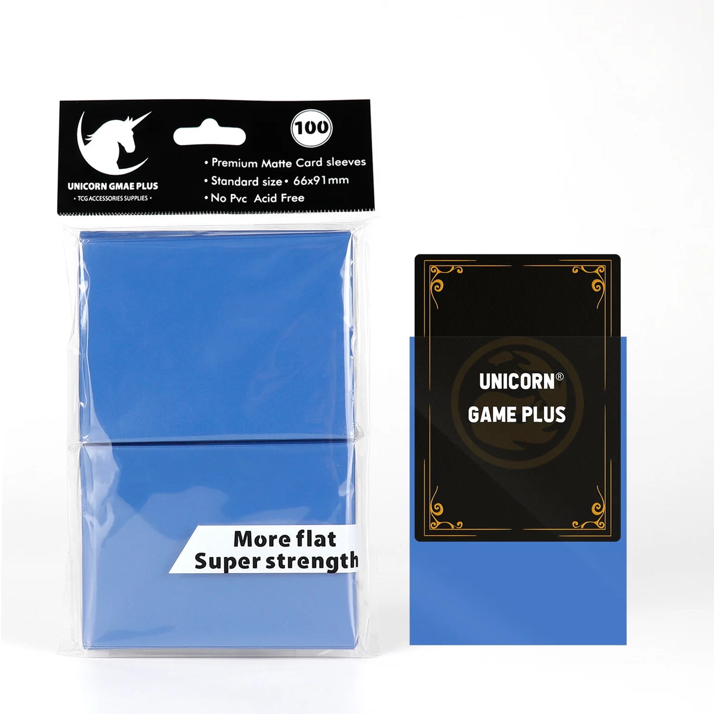 100PCS Matte Green Card Sleeves – 66x91mm Standard Size TCG Protectors