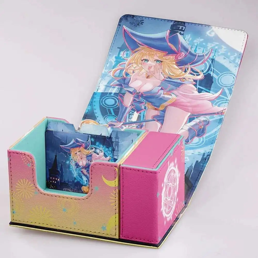 AnimeSnacks Deck Box Card Organizer MTG TCG Baseball Card Holder Case