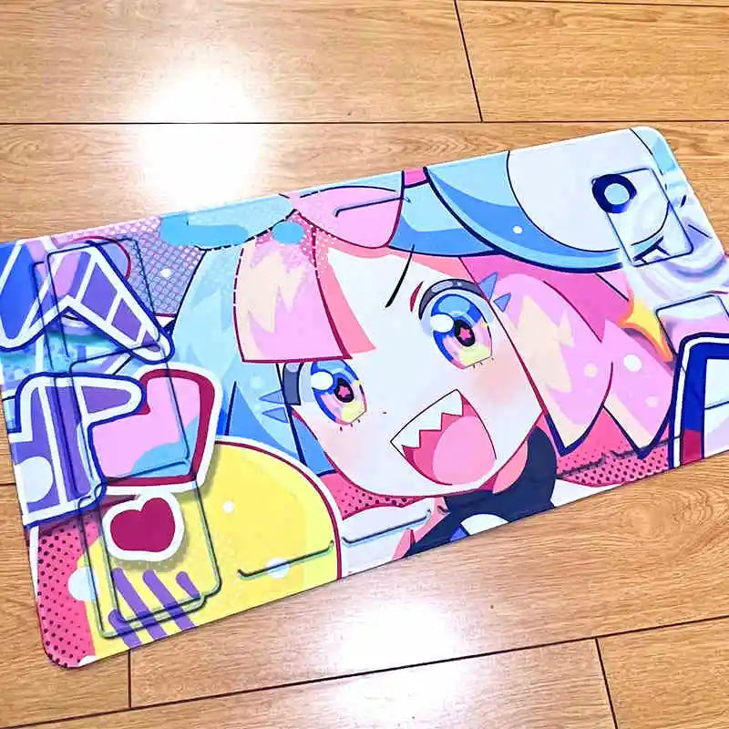 600X300X2Mm PTCG Trainer Nessa Iono Anime Card Mat Waterproof Rubber Pad