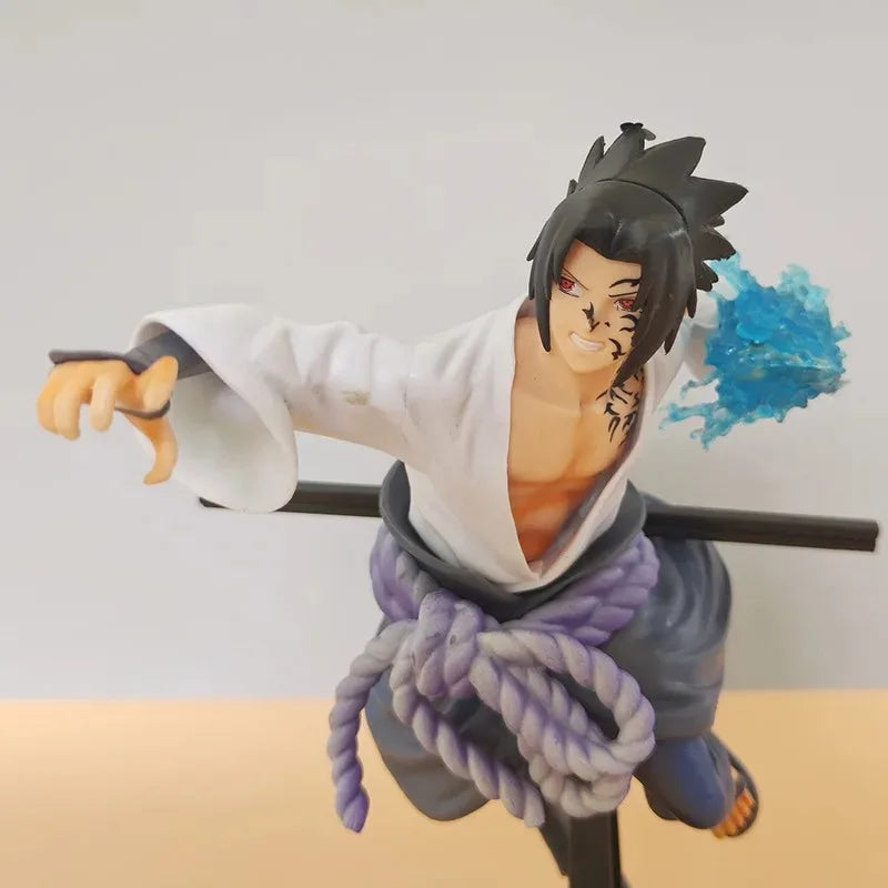 Naruto Sasuke Action Figure 20CM Uchiha PVC Model Doll Birthday Gift