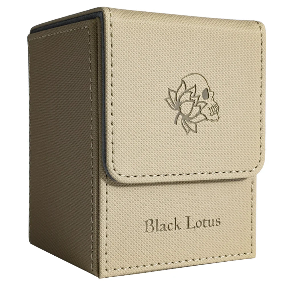 PU Leather Magnetic Deck Box – Fits 100+ Sleeved Cards for MTG/PTCG