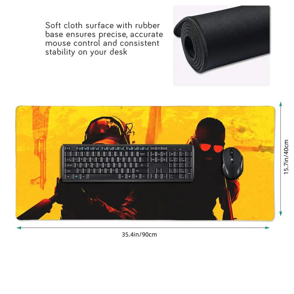 Counter Strike Large Mouse Pad Gaming Keyboard Mat Office Desk Accessory