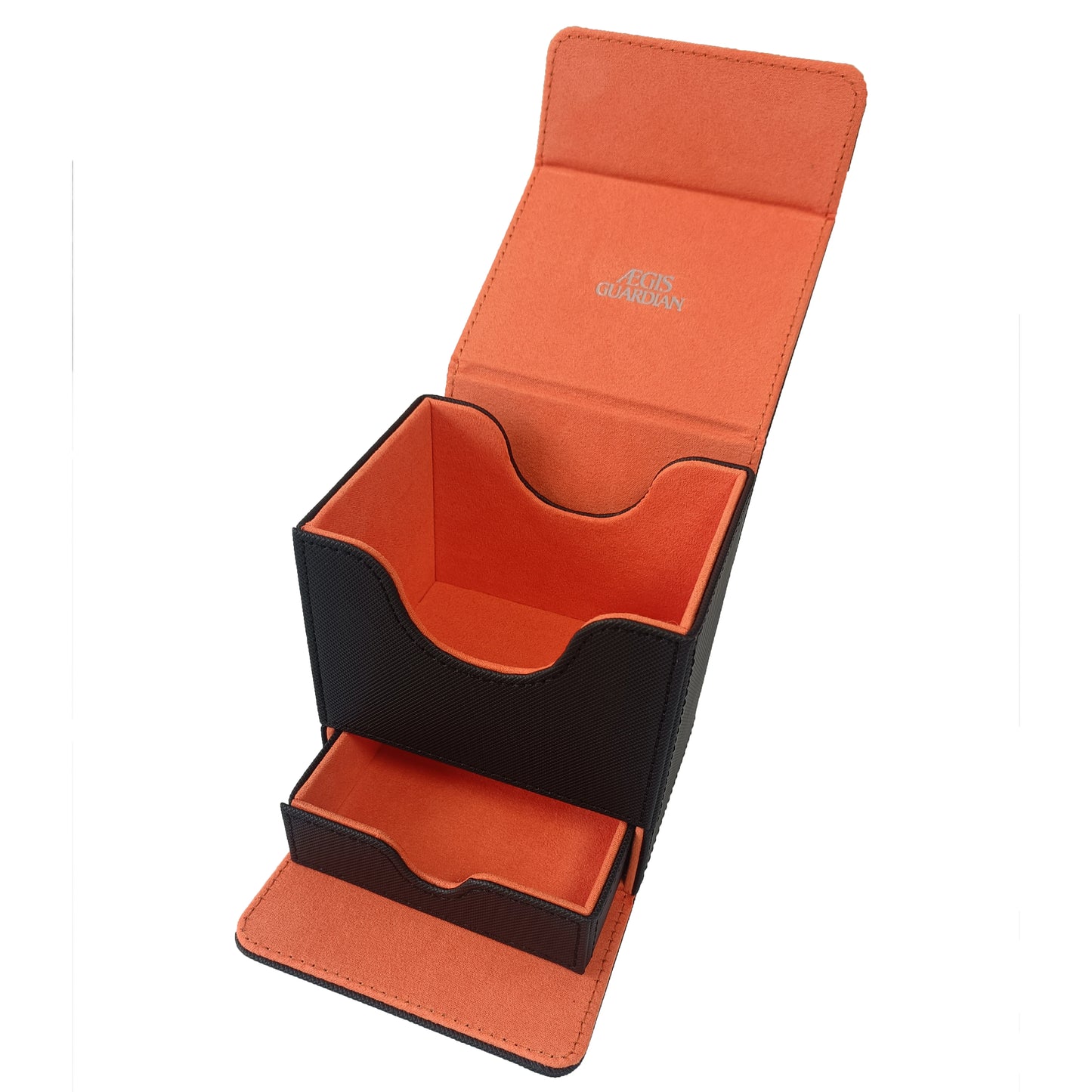 AEGIS GUARDIAN 100+ Card Deck Box – Horizontal Insert with Dice Tray
