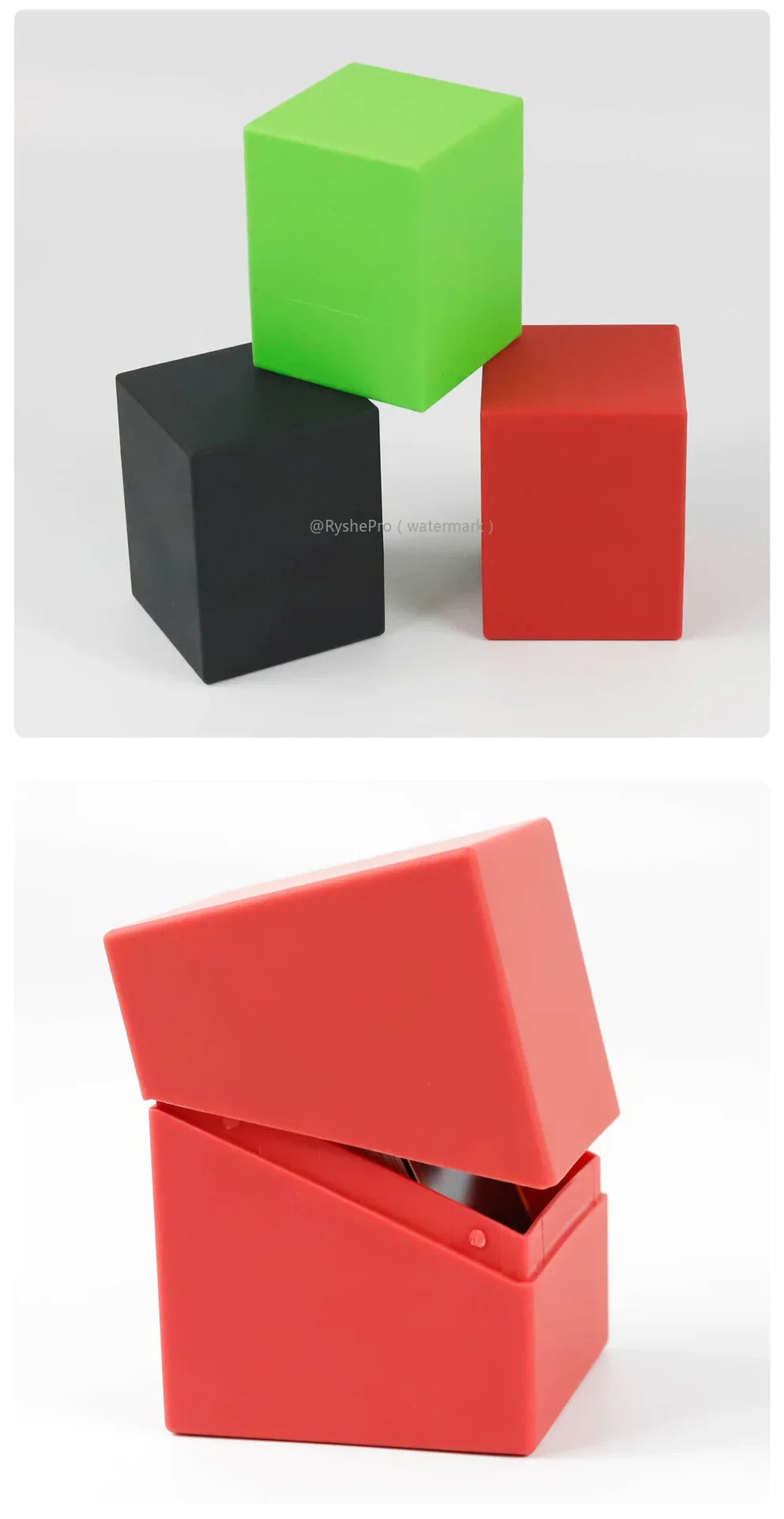 Card Storage Deck Box – Holds 100+ TCG/MTG/YGO/Baseball Cards + Divider