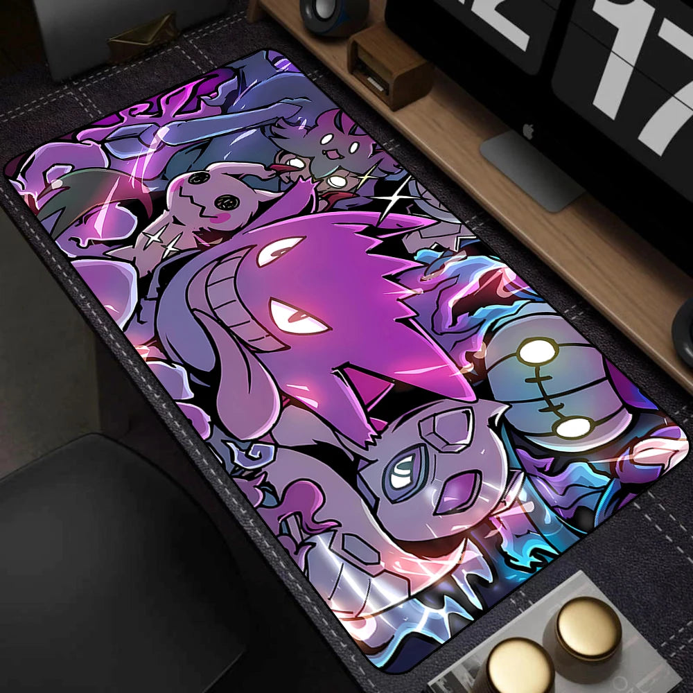 Colorful Gaming Keyboard Rug XXL Anime Mouse Pad Gengar Pokémon Mat