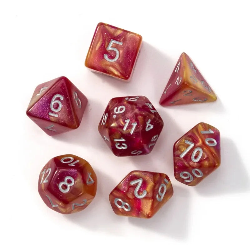 Polyhedral Dice Set for DND RPG Tabletop Roleplaying Games 7pcs