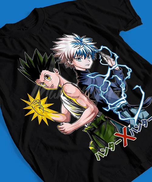 Hunter x Hunter T-Shirt – Gon Freecss & Killua Zoldyck (Unisex)