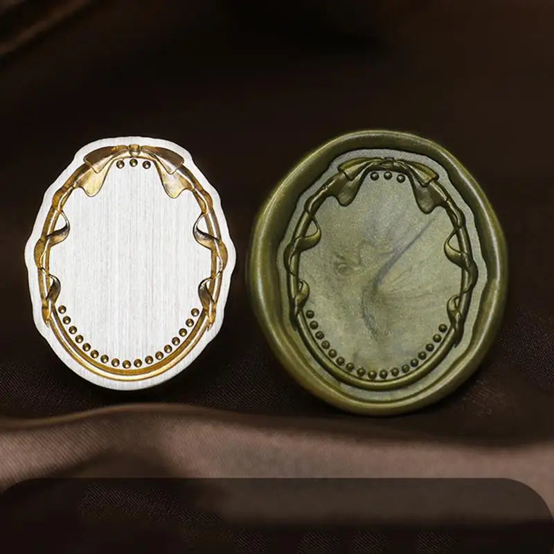 Retro Photo Frame Lacquer Seal Wax Stamp Head Copper Invitation Decor