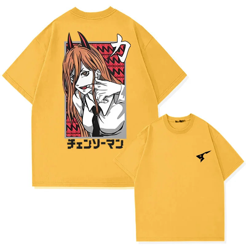 Chainsaw Man Power T-Shirt – Back Graphic Devil Girl Tee (2025 Edition)